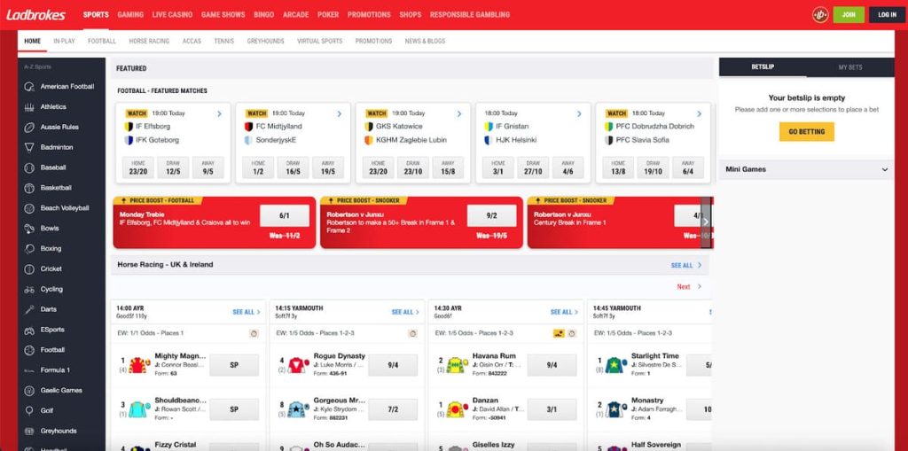 Ladbrokes Casino paris sportifs